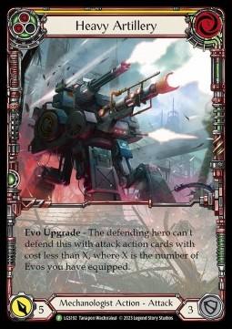 Heavy Artillery (Yellow) (Extended Art Rainbow Foil)