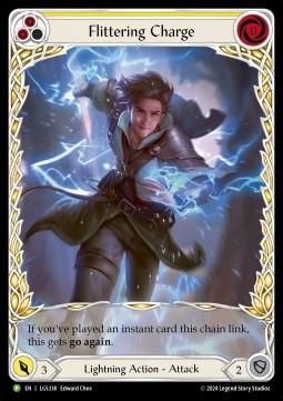 Flittering Charge (Yellow) (Extended Art Rainbow Foil)