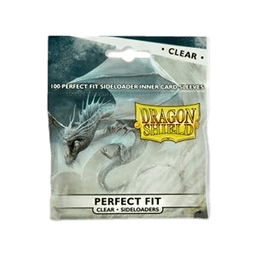 100 Dragon Shield Perfect Fit Sideloader Sleeves - Clear