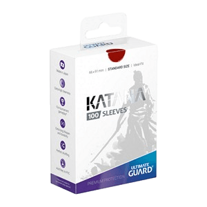 100 Ultimate Guard Katana Sleeves (Red)