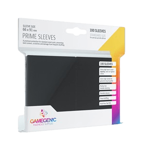 100 Gamegenic Prime Sleeves (Black)