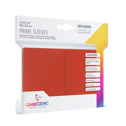 100 Gamegenic Prime Sleeves (Red)