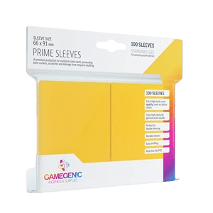 100 Gamegenic Prime Sleeves (Yellow)