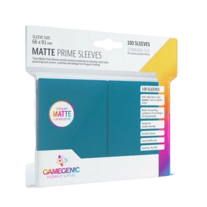 100 Gamegenic Matte Prime Sleeves (Blue)
