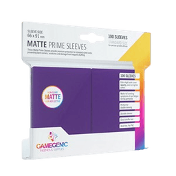 100 Gamegenic Matte Prime Sleeves (Purple)