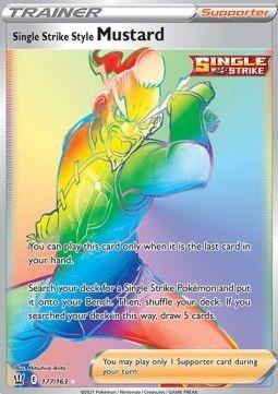 Single Strike Style Mustard