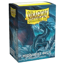 100 Dragon Shield Matte Sleeves - Midnight Blue