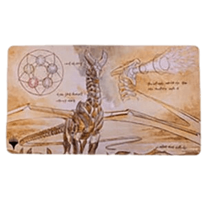 Retro Frame Artifacts: "Ramos, Dragon Engine" Schematic Playmat