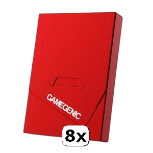 8 Gamegenic Cube Pockets (Red)