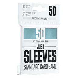 50 Gamegenic Just Sleeves Sleeves (Translucent)