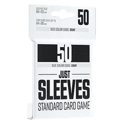 50 Gamegenic Just Sleeves Sleeves (Black)