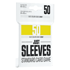 50 Gamegenic Just Sleeves Sleeves (Yellow)