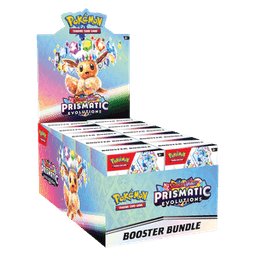 Prismatic Evolutions Booster Bundle Display