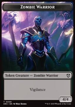 Zombie Token (B 2/2) // Zombie Warrior Token (B 4/4) (back)
