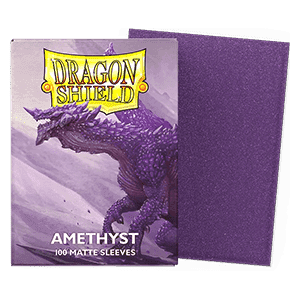 100 Dragon Shield Sleeves - Matte Amethyst