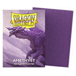 100 Dragon Shield Sleeves - Matte Amethyst