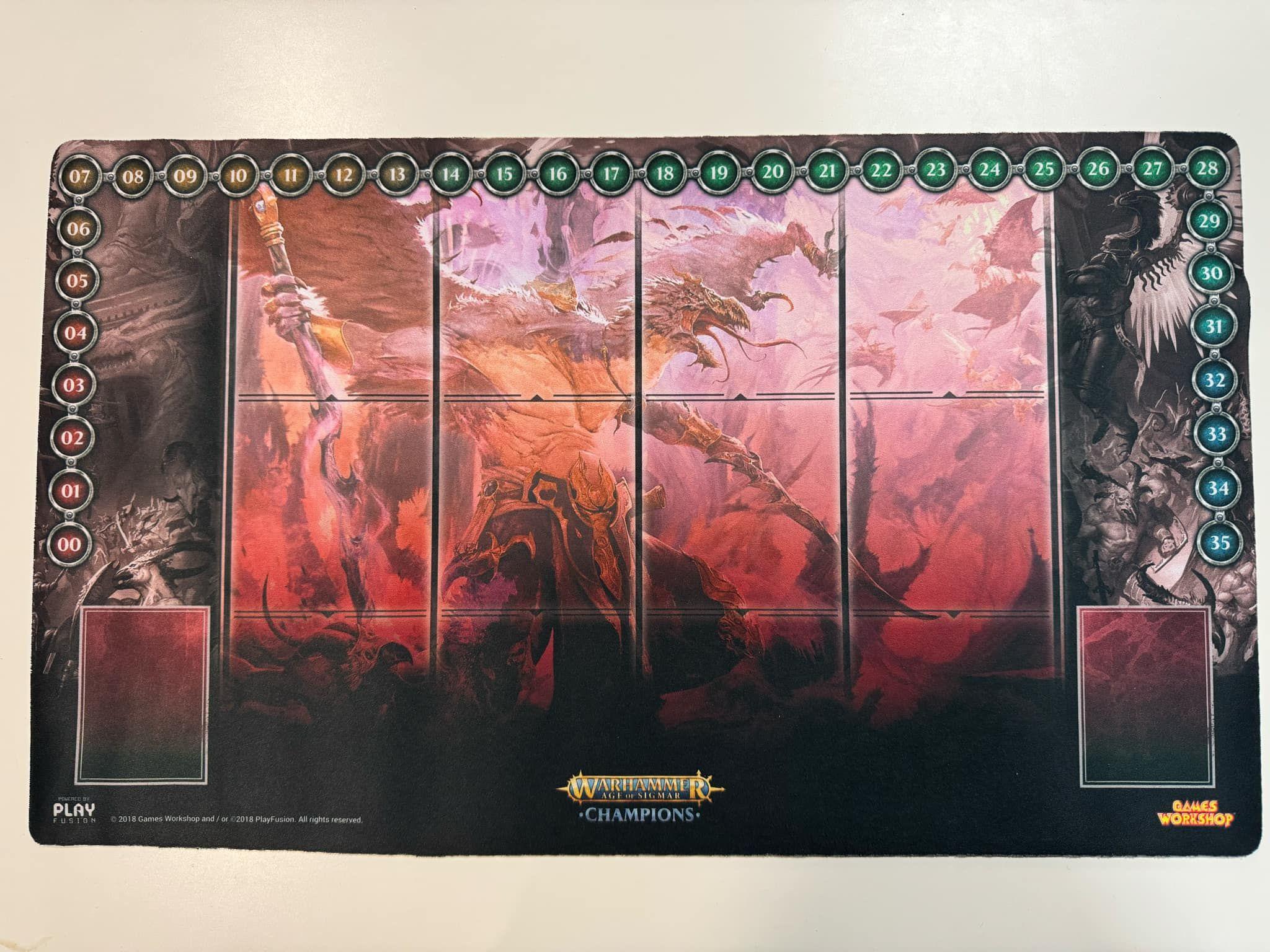 Warhammer Age Of Sigmar Champions TCG Organized Play Promo Neoprene Playmat #3