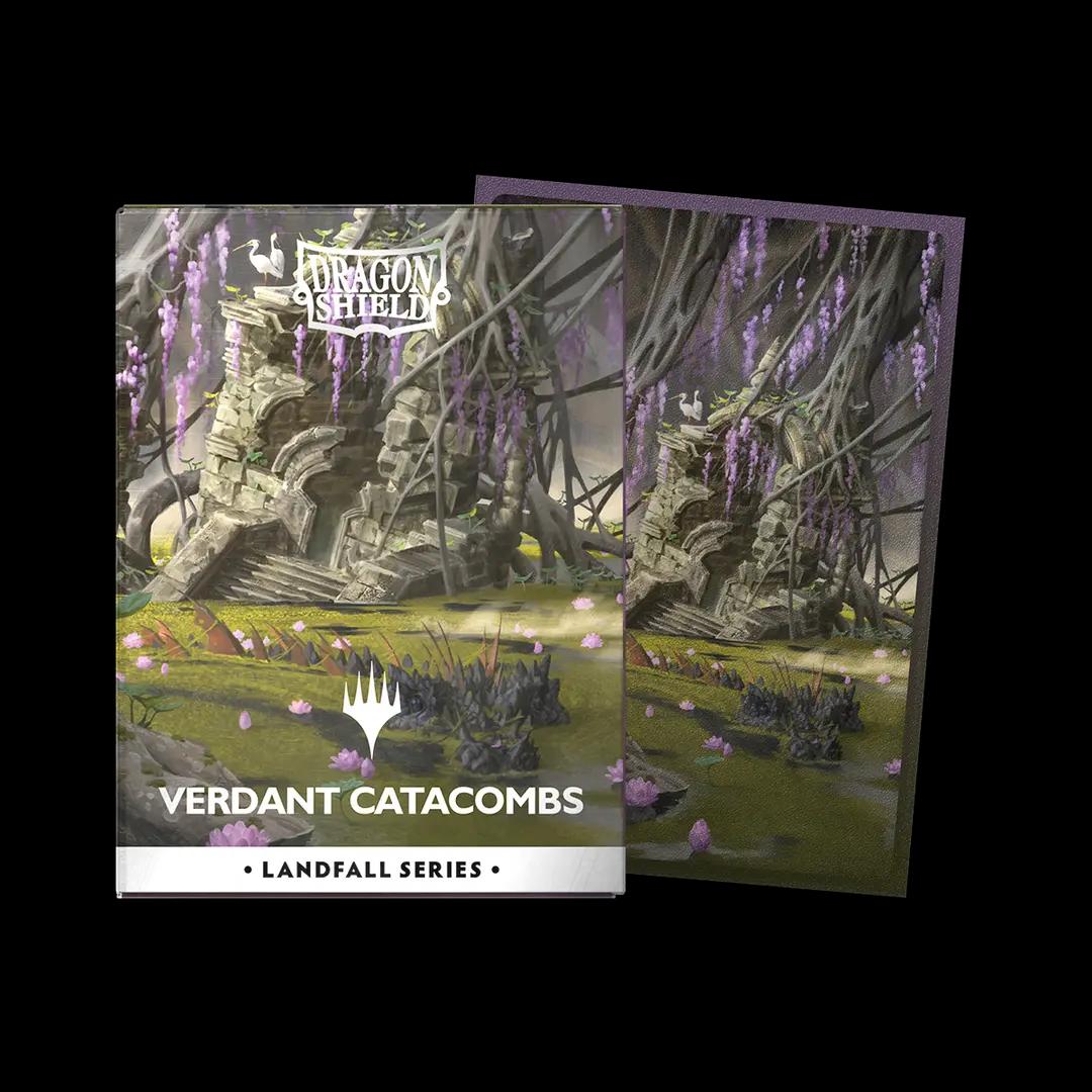 100 Dragon Shield Sleeves - Matte Dual Landfall Series "Verdant Catacombs"