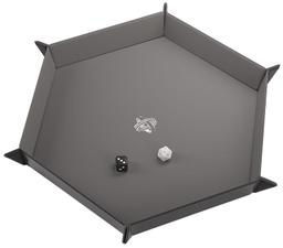 Gamegenic Magnetic Dice Tray Hexagonal (Black/Grey)