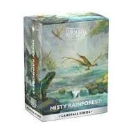 100 Dragon Shield Sleeves - Matte Dual Landfall Series "Misty Rainforest"