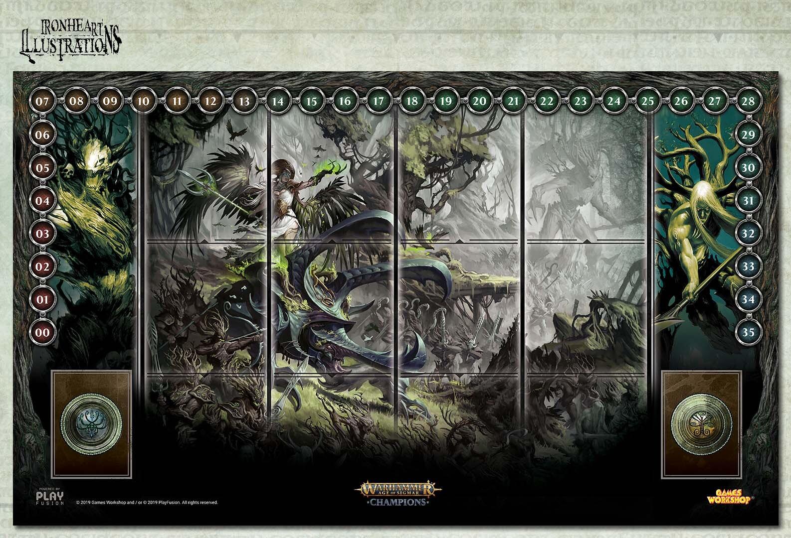 Warhammer Age of Sigmar Champions - Sylvaneth - Playmat