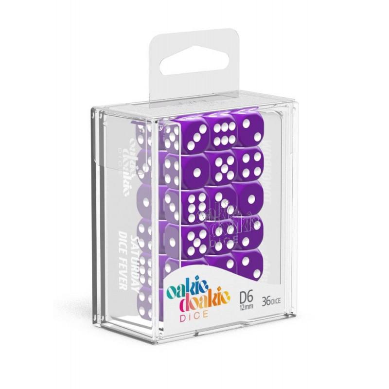 Oakie Doakie Dice D6 Solid-Purple 36