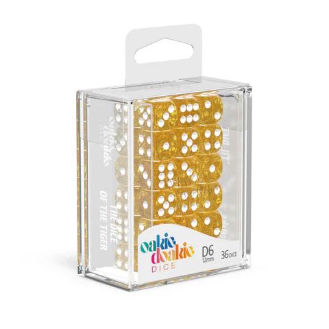 Oakie Doakie Dice D6 Speckled-Orange 36