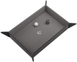 Gamegenic Magnetic Dice Tray Rectangular (Black/Grey)