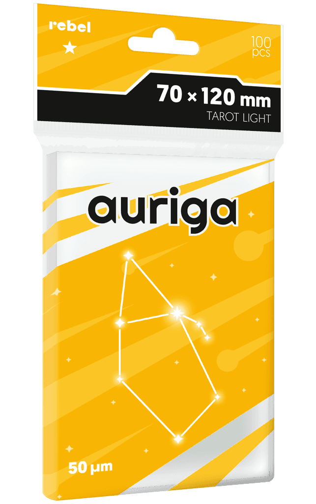 Koszulki na karty Rebel (70x120 mm) Auriga Light, 100 sztuk