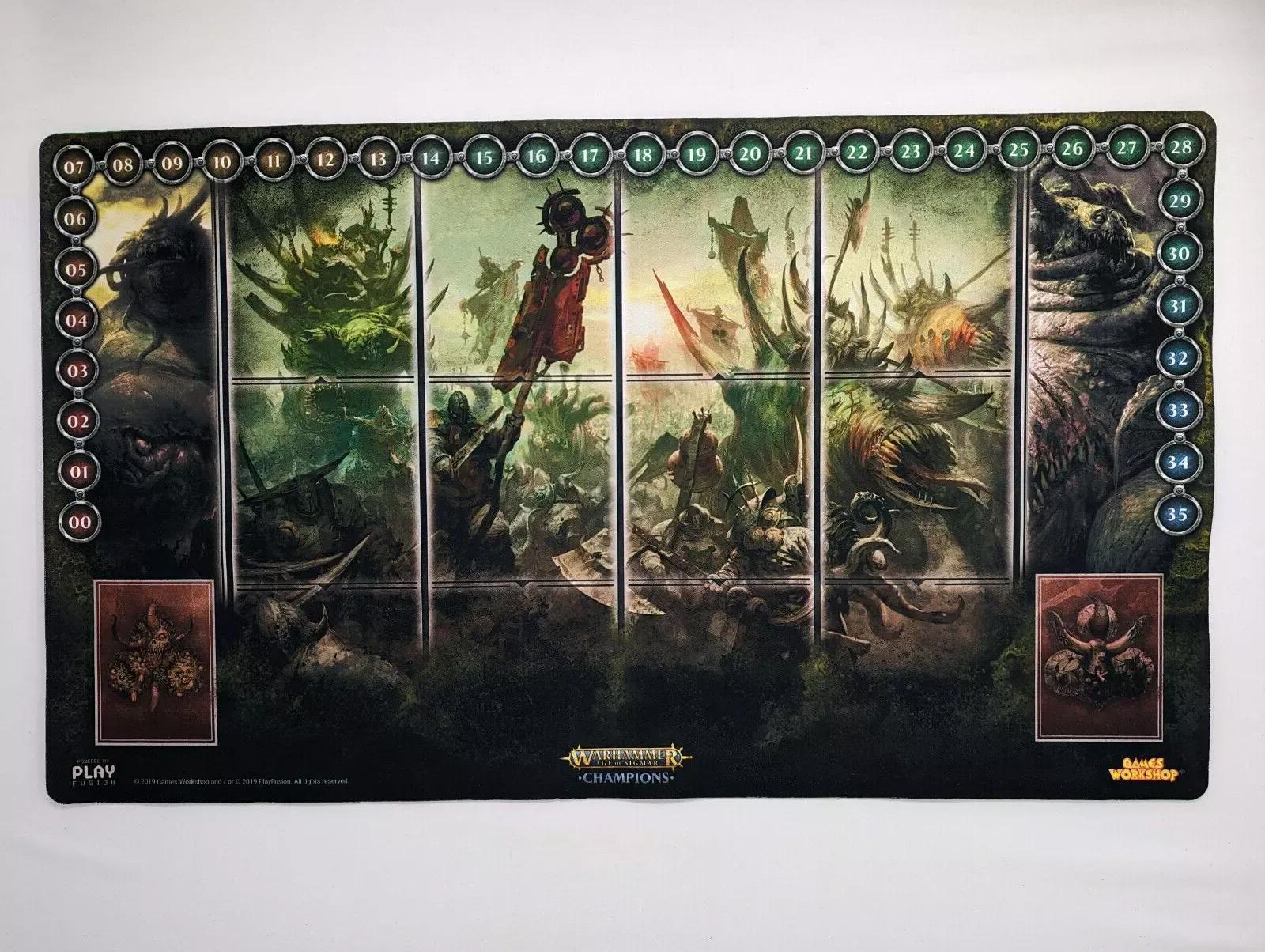 Warhammer Age of Sigmar Champions- Maggotkin/Nurgle Playmat