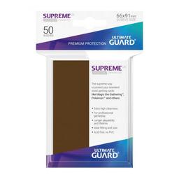 50 Ultimate Guard Supreme UX Sleeves (Brown)