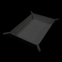 Vivid Magnetic Foldable Dice Tray - Black