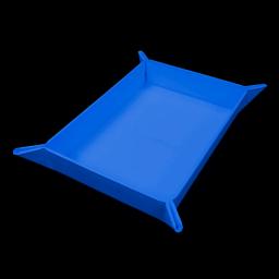 Vivid Magnetic Foldable Dice Tray - Blue