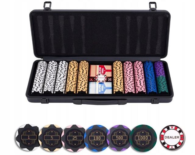 Zestaw do pokera 500 Exclusive ENGELHART