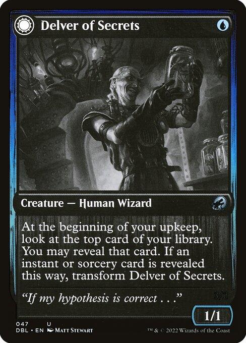 Delver of Secrets / Insectile Aberration (front)