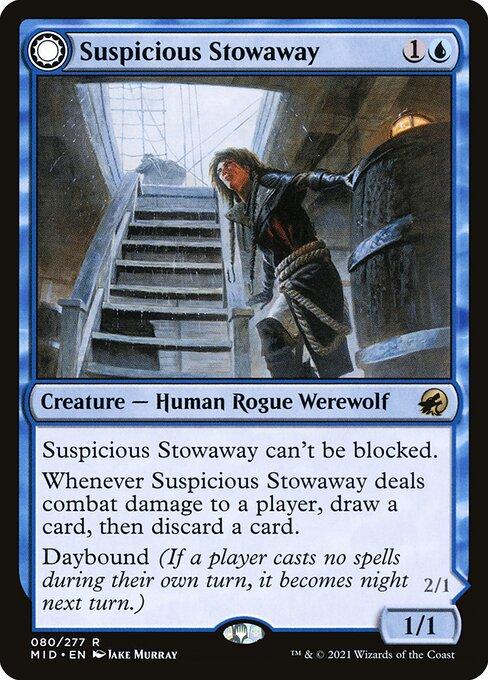 Suspicious Stowaway // Seafaring Werewolf (front)