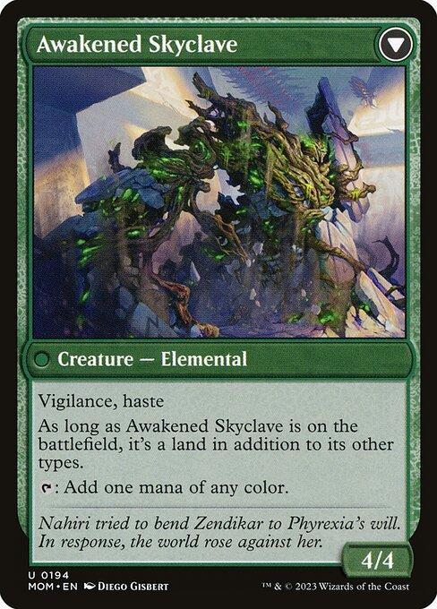 Invasion of Zendikar // Awakened Skyclave (back)