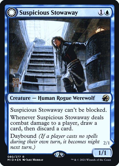 Suspicious Stowaway // Seafaring Werewolf (front)