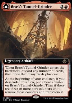 Brass's Tunnel-Grinder // Tecutlan, the Searing Rift