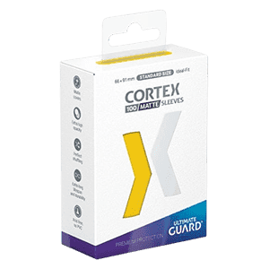 100 Ultimate Guard Cortex Matte Sleeves (Yellow)
