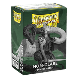 100 Dragon Shield Sleeves - Matte Forest Green (Non-Glare)