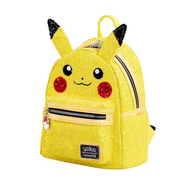 Pokemon by Loungefly Mini Backpack World 1-1 Sequin Pikachu Cosplay