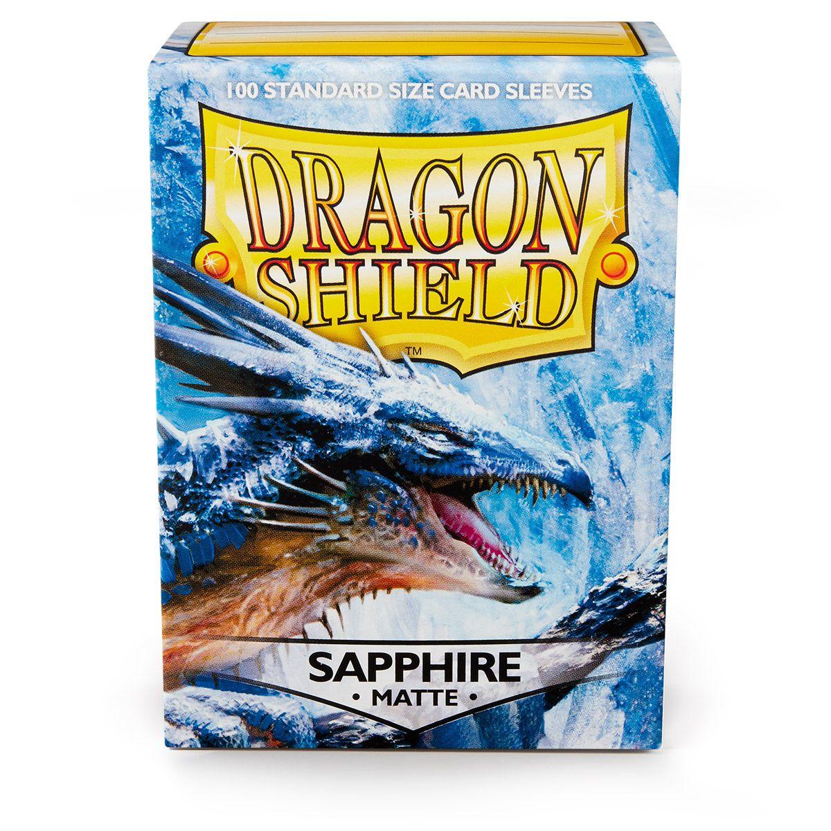 100 Dragon Shield Sleeves (Matte Sapphire)
