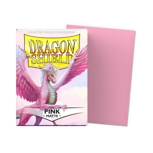 100 Dragon Shield Sleeves (Matte Pink)