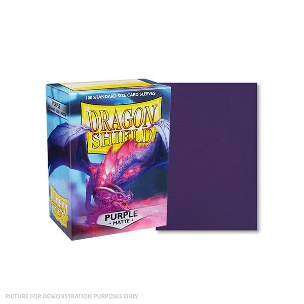 100 Dragon Shield Sleeves (Matte Purple)