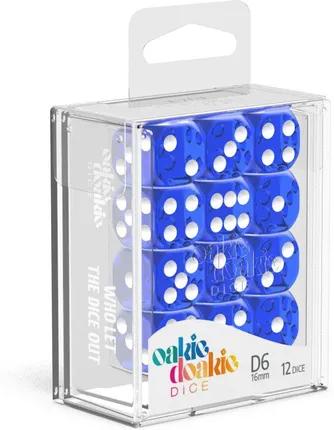 Oakie Doakie Dice D6 Translucent-Blue 12