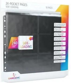 10 Gamegenic 24-Pocket Side-Loading Pages (Black)