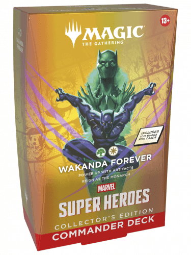 Commander: Magic: The Gathering | Marvel Super Heroes: "Wakanda Forever" Commander Deck: Collector's Edition