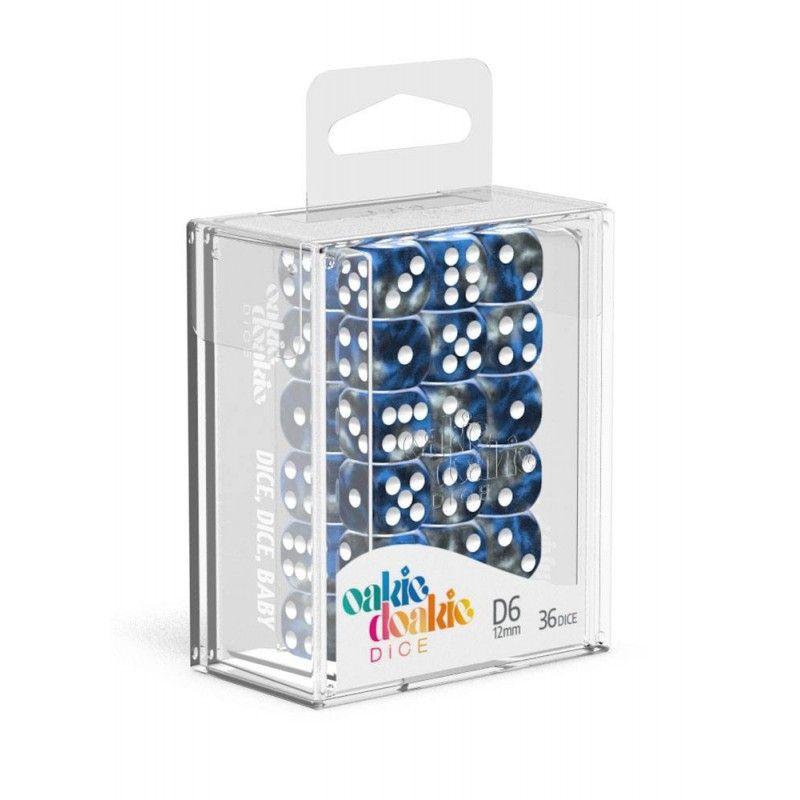 Oakie Doakie Dice D6 Gemidice-Liquid Steel 12