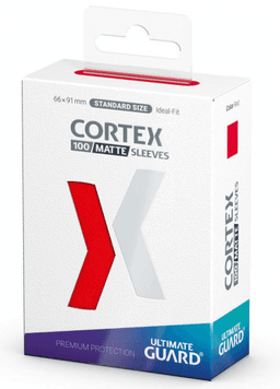 100 Ultimate Guard Cortex Sleeves (Red)